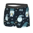 thumbnail image 2 of Haiem Gnome and Snowflakes Men's Boxer Briefs, Every Day Comfort Stretch Cotton Moisture-Wicking Underwear-Large, 2 of 9