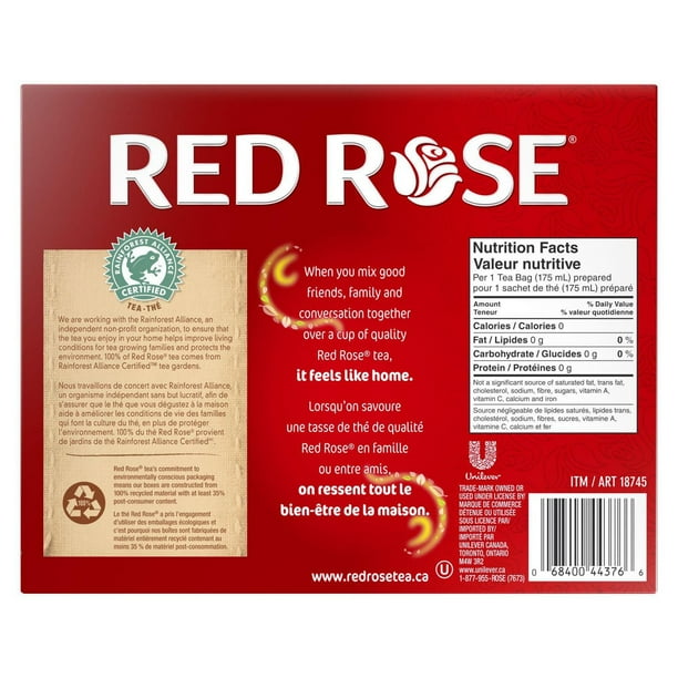 Red Rose Orange Pekoe Black Tea - Walmart.ca