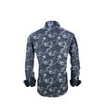 thumbnail image 2 of Men PREMIERE Long Sleeve Button Up Dress Shirt Colorful Flame Paisley, 2 of 6