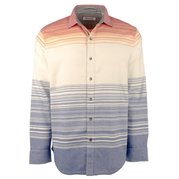 Tommy Bahama Men's Canyon Beach Long Sleeve Flannel Shirt Multicolor Medium