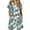Blue B, variant on Women's Summer Casual Tshirt Dresses O Neck Short Sleeve Loose Dress Sundress with Pockets Army Green B S, US Size: 4