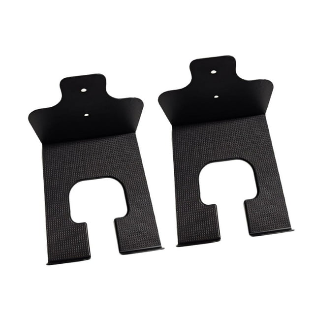 Garage Organizer Rimmer Rack Hanger Multiuse Multiuse Servicio pesado con protección Negro 2 piezas