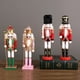 thumbnail image 1 of Adornos de cascanueces Marionetas Juguete para niños Regalos navideños Escaparate Adornos de escritorio Muñeco soldado rey, 1 of 5
