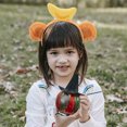 thumbnail image 3 of KAKOWELY juego de diadema con orejas de animal, cola de cosplay, pajarita, disfraz de mono, diadema con orejas de mono y plátano, 3 of 4