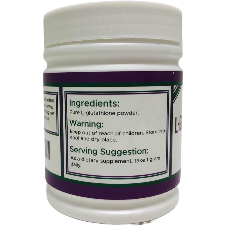 glutathione supplement powder L-glutathione Powder Supplement, 100 Grams : Pure glutathione Supplement  for Antiaging