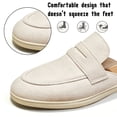 thumbnail image 3 of CHICVOMEY Mules & Clogs for Women Leather Womens Slip on Shoes Comfortable Casual Mules Shoes for Indoor Outdoor Business, 3 of 9