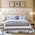 thumbnail image 3 of Calla Angel Meadow Handmade Pure Cotton Patchwork Quilt Set, 3 Piece, Queen, 3 of 4