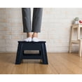 thumbnail image 5 of Home Folding Step Stool For Kids Adults 9" Heavy Duty Plastic Stool W/ Handle by Lexi Home, 5 of 6