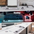 thumbnail image 2 of sixwipe Ergonomic Mouse Pad with Wrist Rest, Funny Cute Desk Keyboard Wrist Rest and Computer Wrist Support, No Slip Keyboard Wrist Pad with Coaster for Easy Typing and Hand Pain Relief, 2 of 7