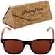 thumbnail image 1 of Lentes PalmTree Polarizados QBX Series Brown Polarizado+UV400 Policarbonato Madera de Cebra, 1 of 1