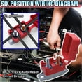 thumbnail image 3 of APPLAYERR 12V 24V 50A Circuit Breaker Double Ended Bolt Terminal Wide Flange Mount For Motorcycle Inverter Generator Use, 3 of 7