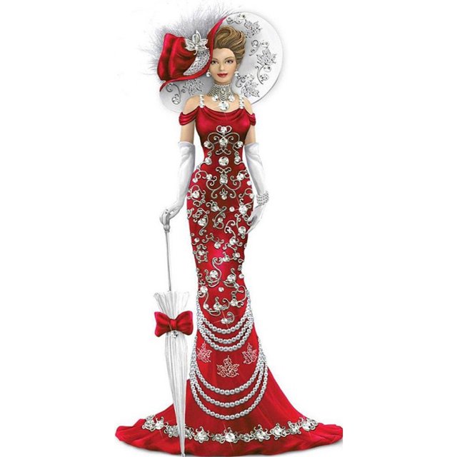 Pintura de diamante 5D DIY Full Square Drill Noblewoman Kit Home Decor Art Craft Hugtrwg Para estrenar