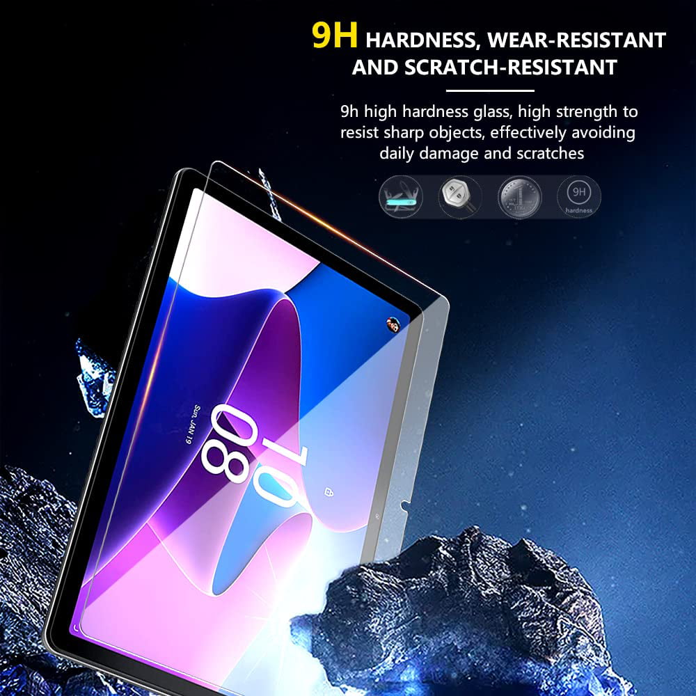  Gylint 2X Lenovo Tab M10 Plus (3rd Gen) 10.6'' Screen Protector  - Tempered Glass 9H Hardness Scratch Resistant Bubble Free Tempered Glass  Screen Protector for Lenovo Tab M10 Plus (3rd Gen)