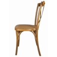 thumbnail image 5 of Chestnut Fluted Leg Farm Table Dining Set with 10 Chairs by Chivari, 5 of 11
