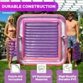 thumbnail image 7 of Original Suntan Tub Series Classic Inflatable Tanning Float Floating Lounge | Personal Tan Pool Hybrid Lounger | Adjustable Pillow | Fill with Water | Reflective Tanning Design, 7 of 7