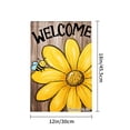 thumbnail image 4 of Jbralid Welcome Daisy Bee Garden Flag For Spring Summer Home Outdoor Garden Yard Door Decor 12x18 inch, 4 of 5