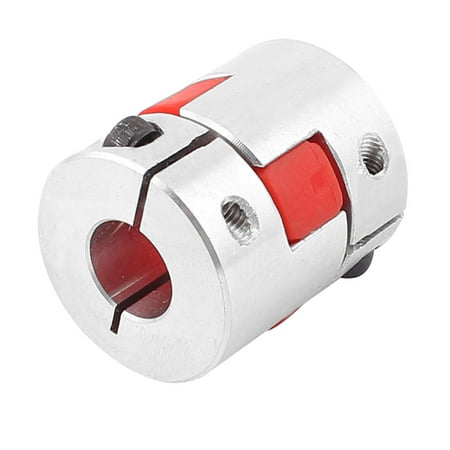 35mm Shaft - 12.7 x 12.7mm CNC Flexible Jaw Spider Plum Coupling Shaft Coupler D 30mm L 35mm