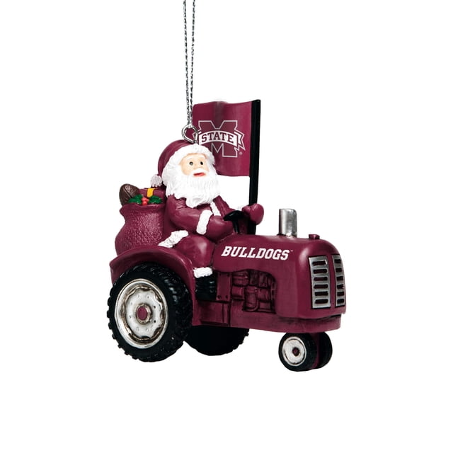 FOCO Mississippi State Bulldogs NCAA Adorno de tractor de Papá Noel, color del equipo, talla única (RONCSNTARDT)