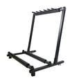 thumbnail image 1 of Eccomum Multi Guitar Stand 5 Holder Foldable Universal Display Rack Portable Black for Classical Acoustic, Electric, Bass Guitar, 1 of 7