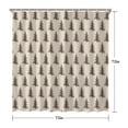 thumbnail image 5 of Brown Christmas Tree Pattern Shower Curtain 72"x72" ,Bathroom Decorative Shower Curtains Set with 12 Hooks,Modern Waterproof Washable Shower Curtain, 5 of 6