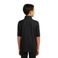 thumbnail image 2 of Port & Company Youth Core Blend Jersey Knit Polo-S (Jet Black), 2 of 6
