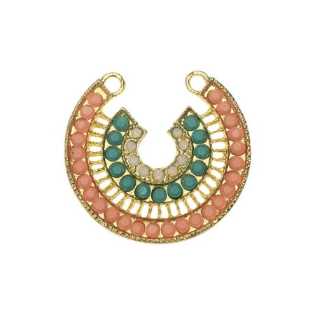 Element Spring - Zola Elements Pendant Link, Palm Springs Horseshoe 30x29mm, 1 Piece, Gold Tone