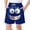Blue a, variant on Boys' Angry Face Print Swim Trunks, Quick-Dry Elastic Waist Board Shorts with Pockets for Kids, 3-12 Years Red 10-11 Years