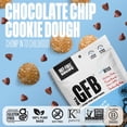 thumbnail image 4 of The GFB, The Gluten Free Brothers Chocolate Chip Cookie Dough, Nut Free, Protein Bites, 4 oz, 4 Count, 4 of 5