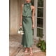 thumbnail image 4 of Vestido PRETTYGARDEN 2025 Verano Maxi de Satén sin Mangas XXL, 4 of 7