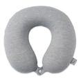 thumbnail image 2 of Almohada cervical de espuma viscoelástica Bucky, rayas grises, 2 of 5