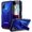 Blue, variant on Nagebee Phone Case Compatible for T-Mobile REVVL V 4G (2021) with Tempered Glass Screen Protector, Belt Clip Holster with Built-in Kickstand, Heavy Duty Shockproof Armor Rugged Case (Blue)
