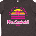 thumbnail image 4 of Inktastic Summer Enjoy the Sunshine Fort Lauderdale Florida in Pink Boys or Girls Toddler T-Shirt, 4 of 5