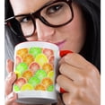 thumbnail image 2 of 3drose, Citrus Scallop Pattern, 11oz Two-tone Red Mug, 2 of 6