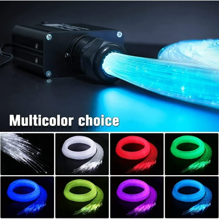 

DTLYH 16W RGBW Twinkle LED Fiber Optic Lights Bluetooth APP/Remote/Music Control Star Ceiling Light Kit+Adapter+Cigarette Lighter Fiber Cable 550pcs*0.03in*9.8ft for Car/Home/Theater
