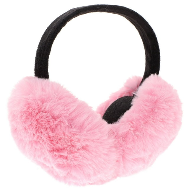 SHOWERORO Lot de 1 Cache-Oreilles Rose pour Filles et Femmes, Accessoire d'Hiver Doux et Chaud