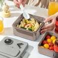 thumbnail image 1 of Plastic Double Lunch Box Office Lunch Box Microwave Oven Heating Portable Cartoons Children's Lunch Box, 1 of 6