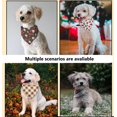 thumbnail image 4 of Dog Bandanas Plaid Reversible Triangle Bibs Scarf Accessories for Dogs Pets, 4 of 6