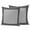 Black Gray, variant on Black Brown Retro Greek Key Outdoor Pillow Covers 18x18 Set of 2,Waterproof Patio Throw Pillowcase Protectors,Geometric Greece Ancient Rustic Decorative Pillow Shams Cushion Covers for Seat Bed Couch