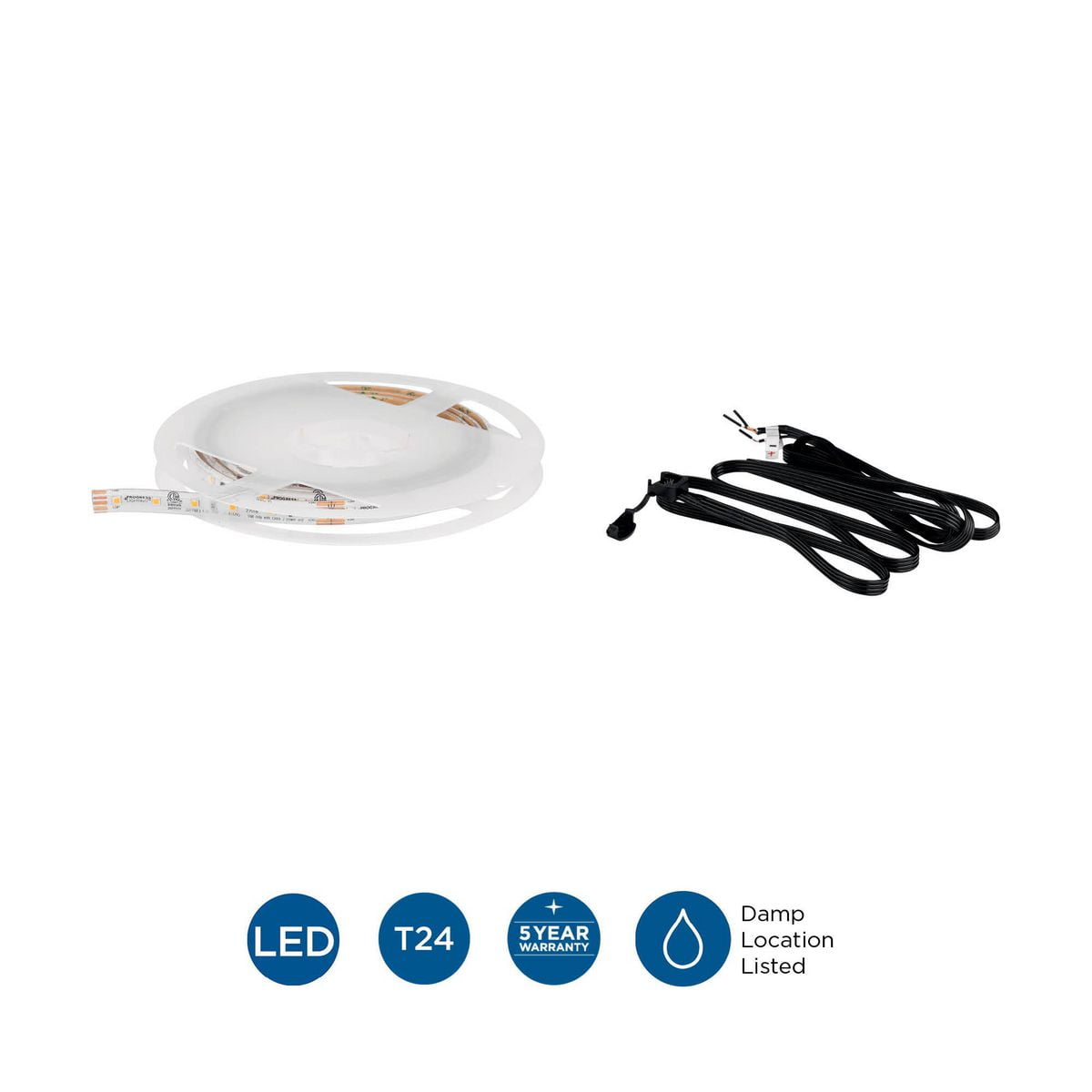 Hide-a-Lite LED Tape 5' LED Silicone Tape Reel 3000K, field cuttable every 4"