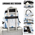 thumbnail image 3 of FORMRS Mini Backpack Purse for Women Travel Daypack Casual Shoulder Bag, Simple Cartoon Snowmen, 3 of 7