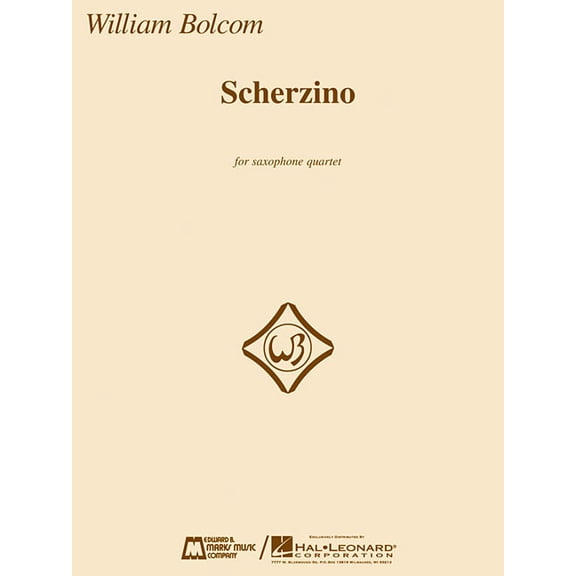 Scherzino: Saxophone Quartet, (Paperback)
