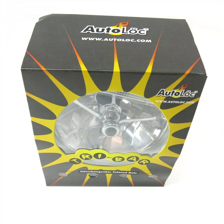AutoLoc 7-Inch Tri-Bar Headlights AutoLoc 7-Inch Tri-Bar Headlights