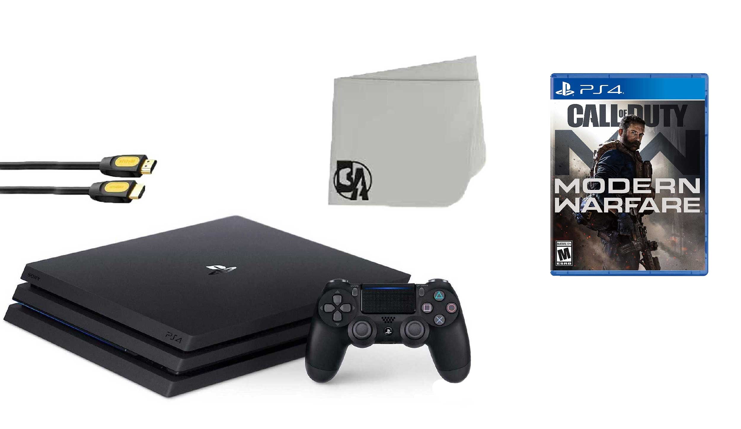 PlayStation 4 PRO 1TB Gaming Console Black with Call of Duty Modern Warfare BOLT AXTION Bundle Used - Walmart.com