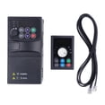 thumbnail image 2 of Vector Inverter, 320-460V Input 0-380V Output Flame Retardant 0.75KW Motor Vector Controller Heat Sink with 1.5m Panel Cable for Machine, 2 of 7