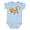 AE-Light Blue, variant on Cute Smiling Bearded Dragon Boys or Girls Baby Bodysuit