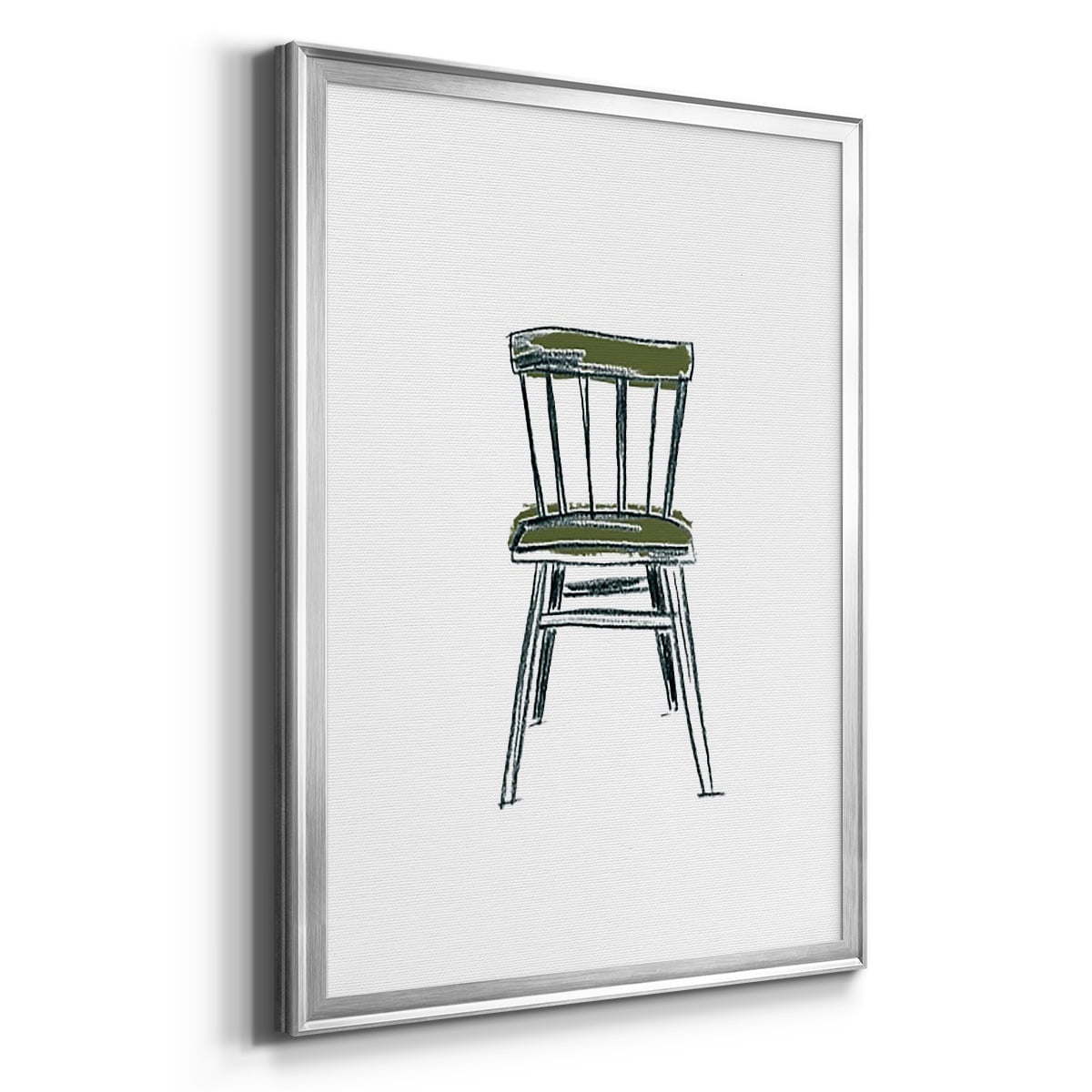Take a Seat IV Premium Framed Print, in Gold, Black, or Silver - Ready to Hang