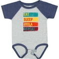 thumbnail image 3 of Inktastic Viola Player Funny Eat Sleep Viola Repeat Boys or Girls Baby Bodysuit, 3 of 5