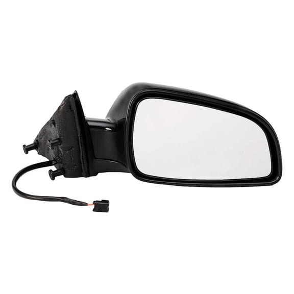 KarParts360 For Chevy Malibu 2008 2009 2010 2011 Door Mirror Passenger Side | Black Housing Color | Electric Adjustment | Plastic | Screws Attachment | Powered Mirror | Rectangular Glass Shape | Clea