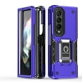 thumbnail image 3 of For Samsung Galaxy Z Fold 4 OPTIMUM Magnetic Ring Stand Hybrid Case Cover - Dark Purple, 3 of 4