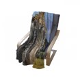 thumbnail image 4 of Africa Soft Flannel Fleece Throw Blanket, Leopard Sitting on a Tree Trunk with Mountain Range Journey up Kilimanjaro Scenery, Cozy Plush for Indoor and Outdoor Use, 50" x 60", Tan Blue, by Ambesonne, 4 of 6